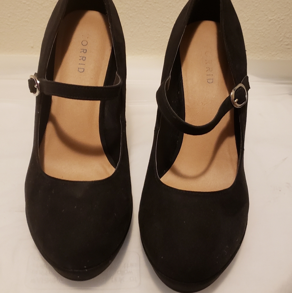 Torrid Mary Jane Platform Wedges Size 11
